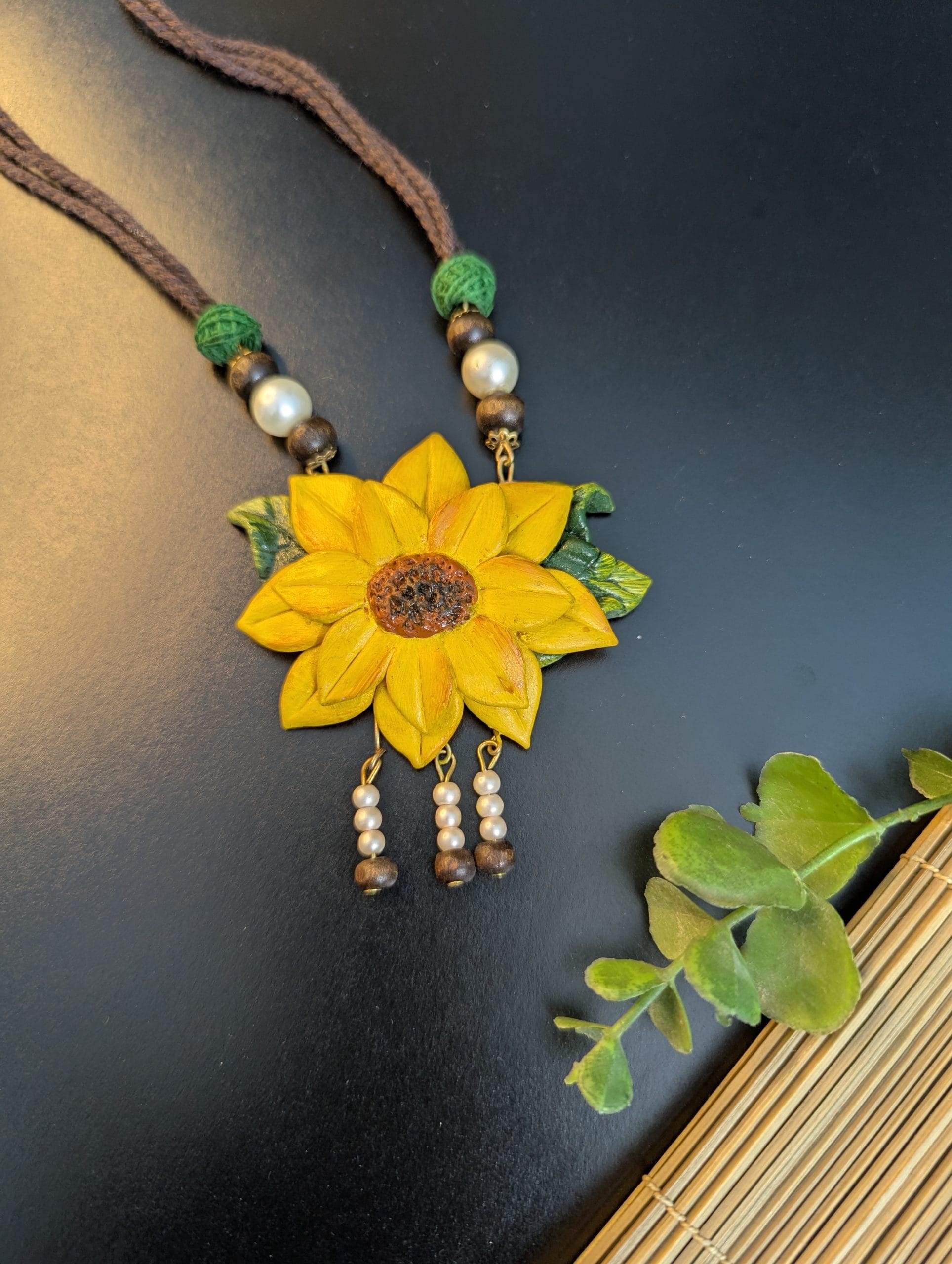 Necklace Sunflower
